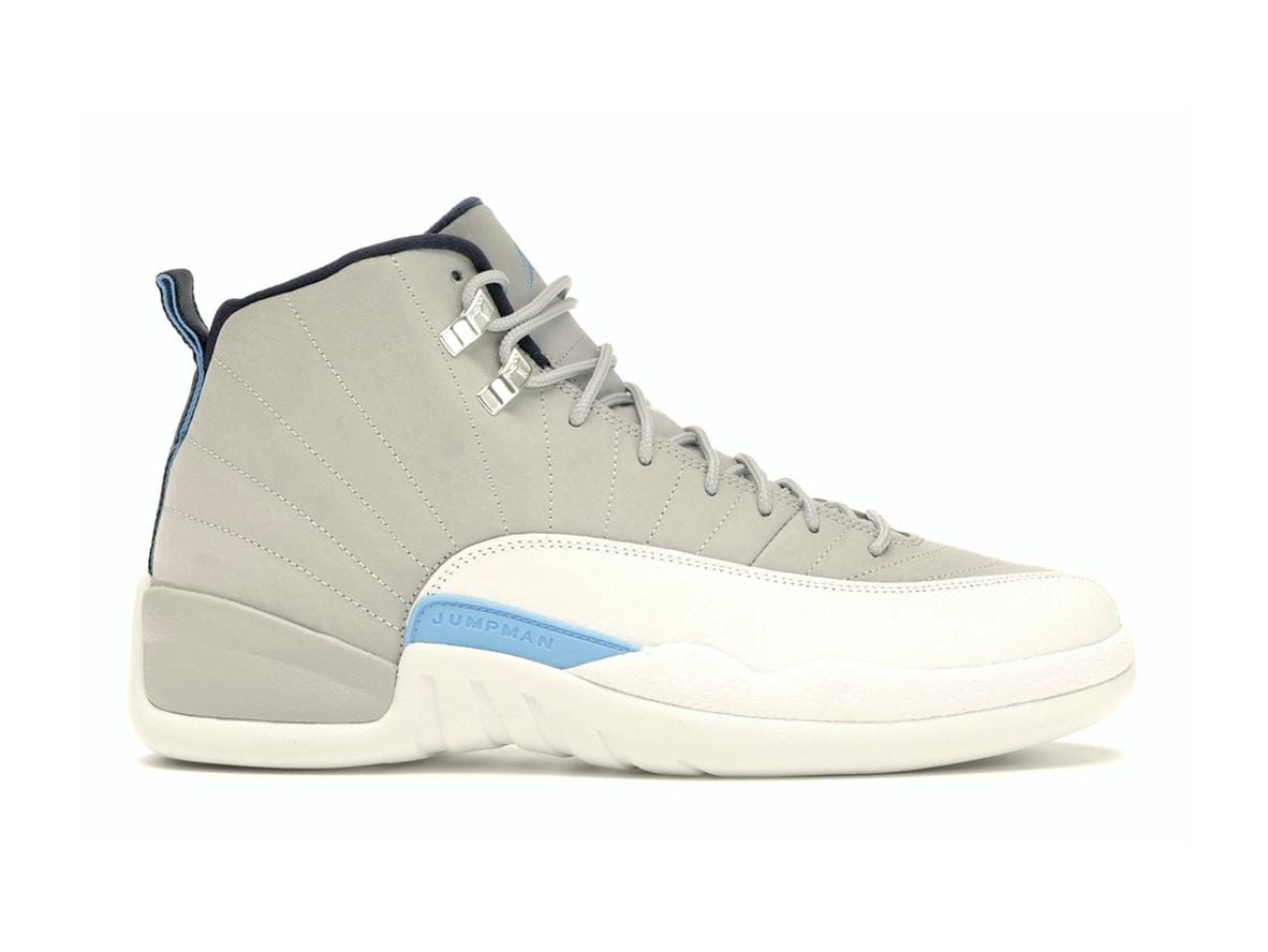 Air Jordan 12 Retro Grey University Blue Shoes | 130690-007