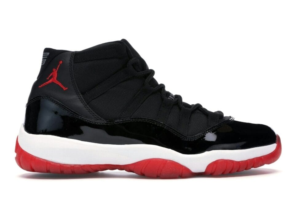 Jordan 11 Retro Playoffs (2001) - Black/Red-White - Men's Shoes | 136046-061