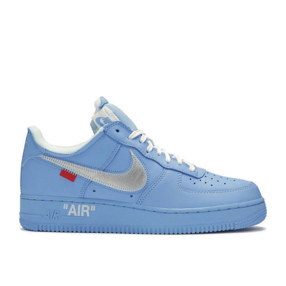 Nike Off-White X Air Force 1 Low 07 Mca - Blue Colorway Shoes | CI1173-400