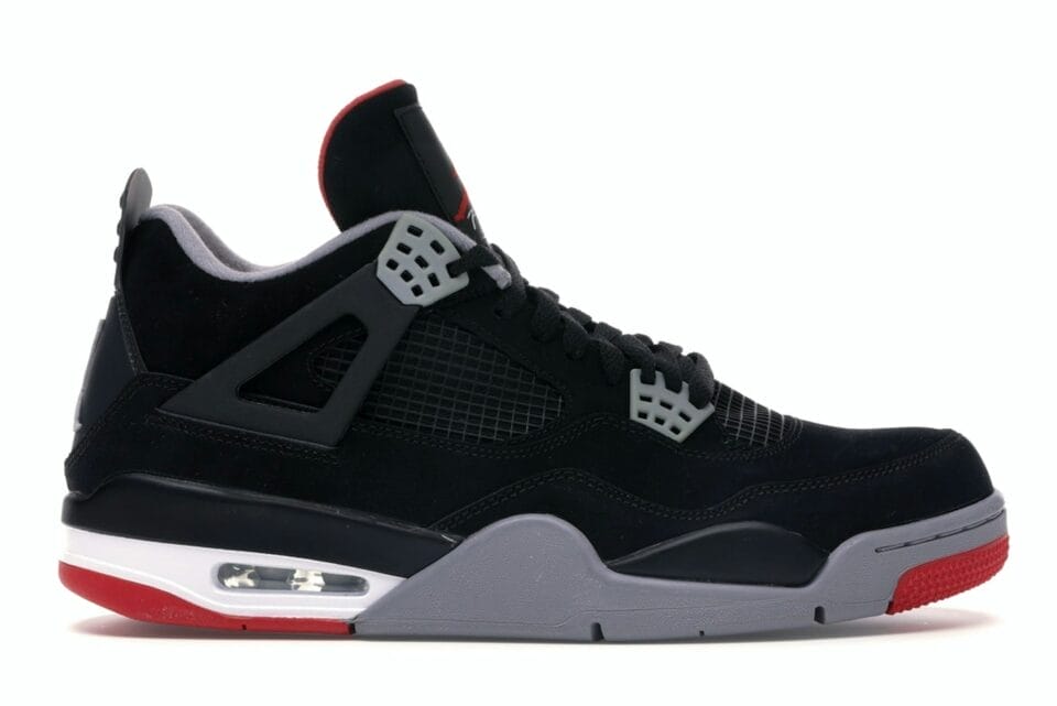 Jordan 4 Retro Black Cement (2012) - May Exhibit Yellowing Sneaker Style 308497-089