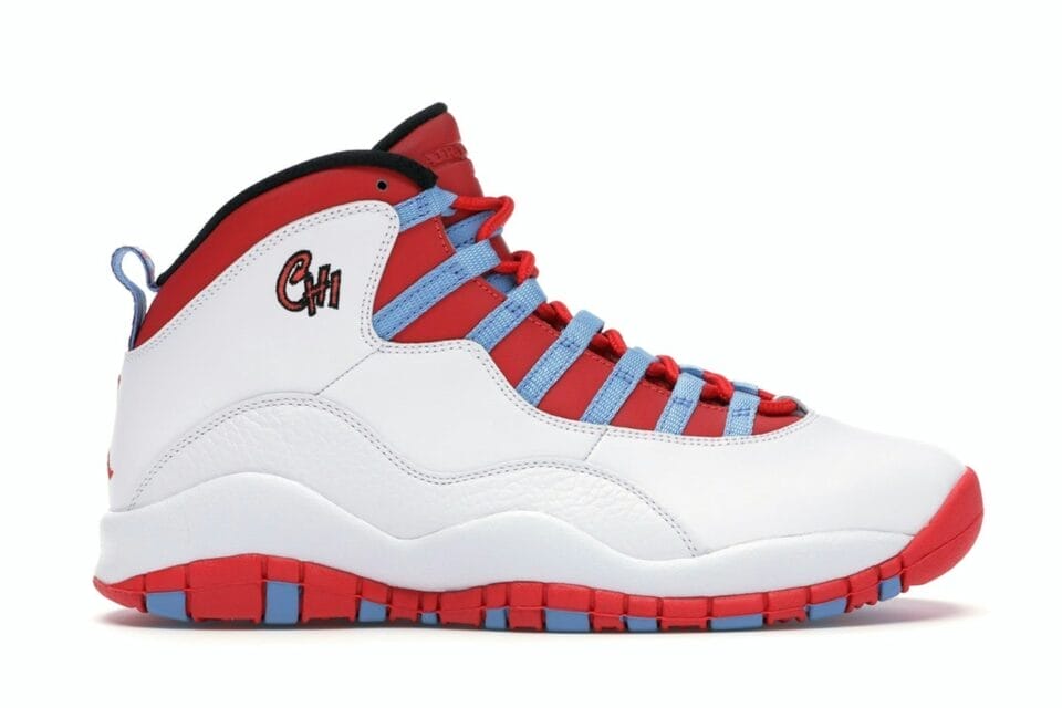 Jordan 10 Retro Chicago Flag - Men's Lifestyle Sneaker (310805-114 Release)