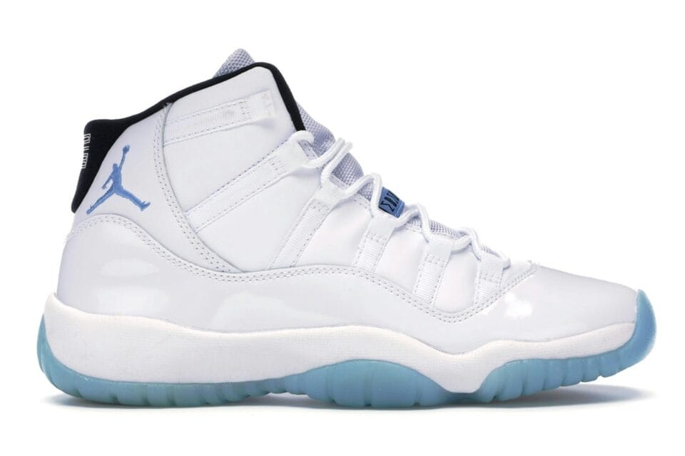 Air Jordan 11 Retro Legend Blue (2014) GS Sneaker Style 378038-117