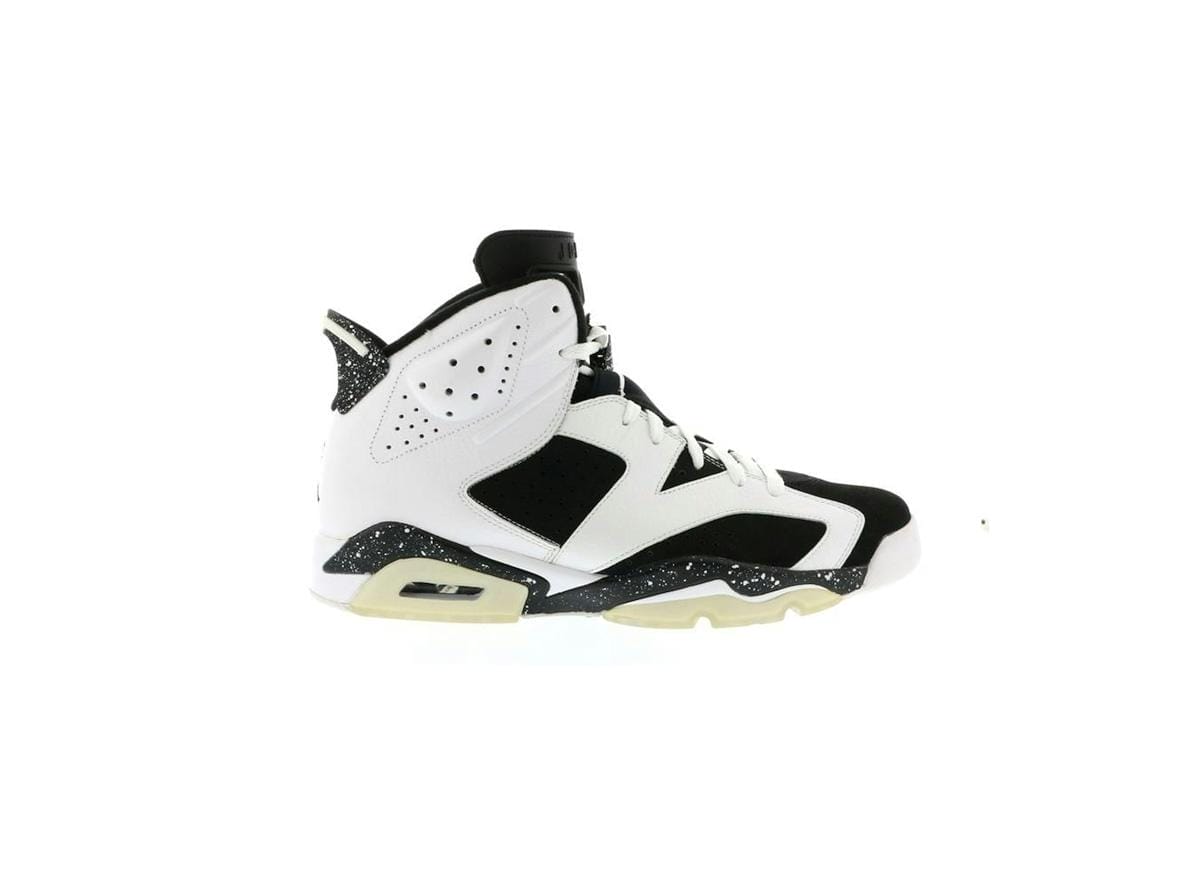 Jordan 6 Retro Oreo White Black Speckle Sneakers | Style Code 384664-101