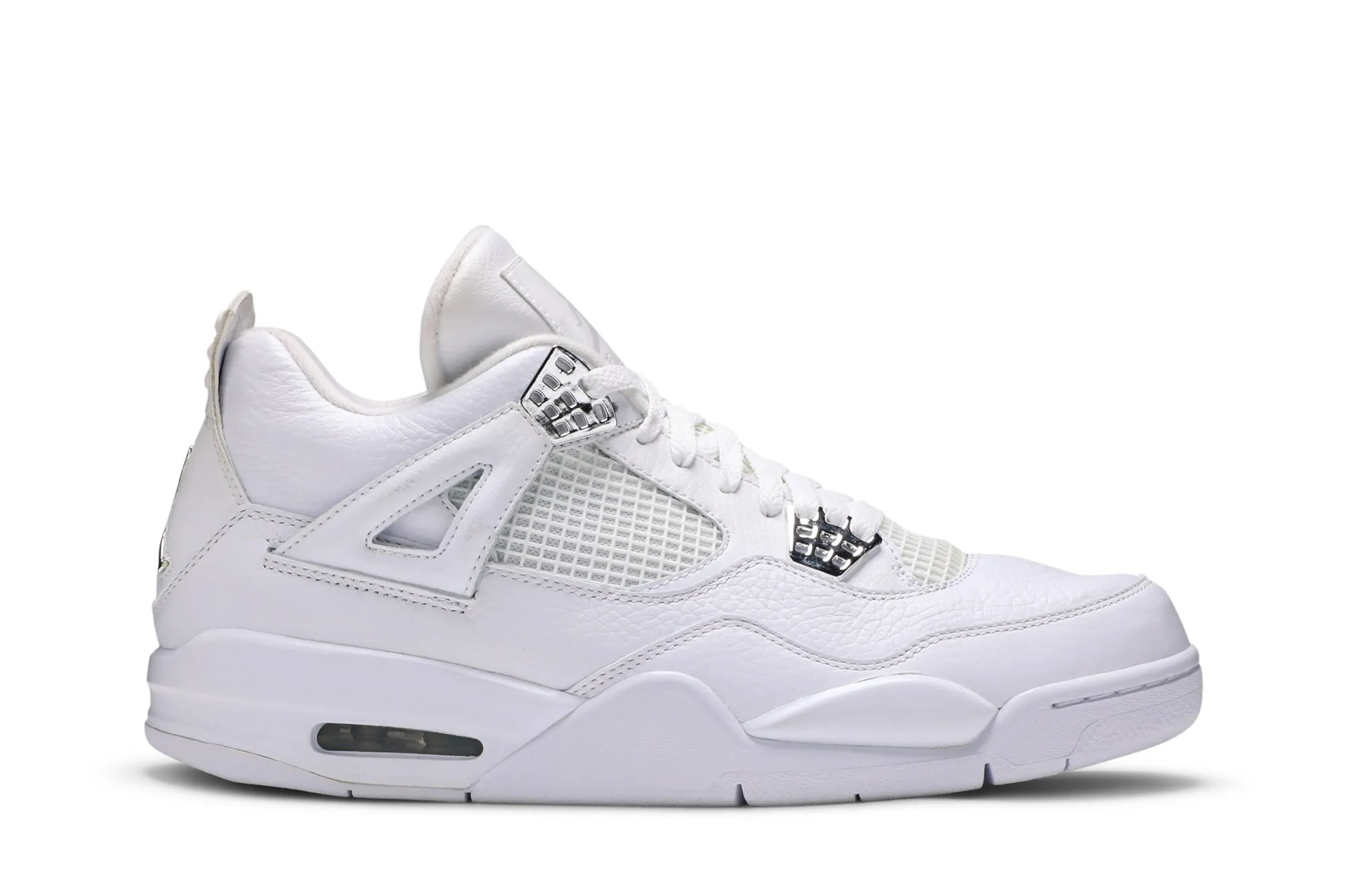 Air Jordan 4 Retro '25th Silver Anniversary' Sneaker Style 408202-101