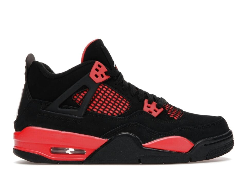 Air Jordan 4 Retro GS Red Thunder (Grade-Schooler) Sneakers - 408452-016