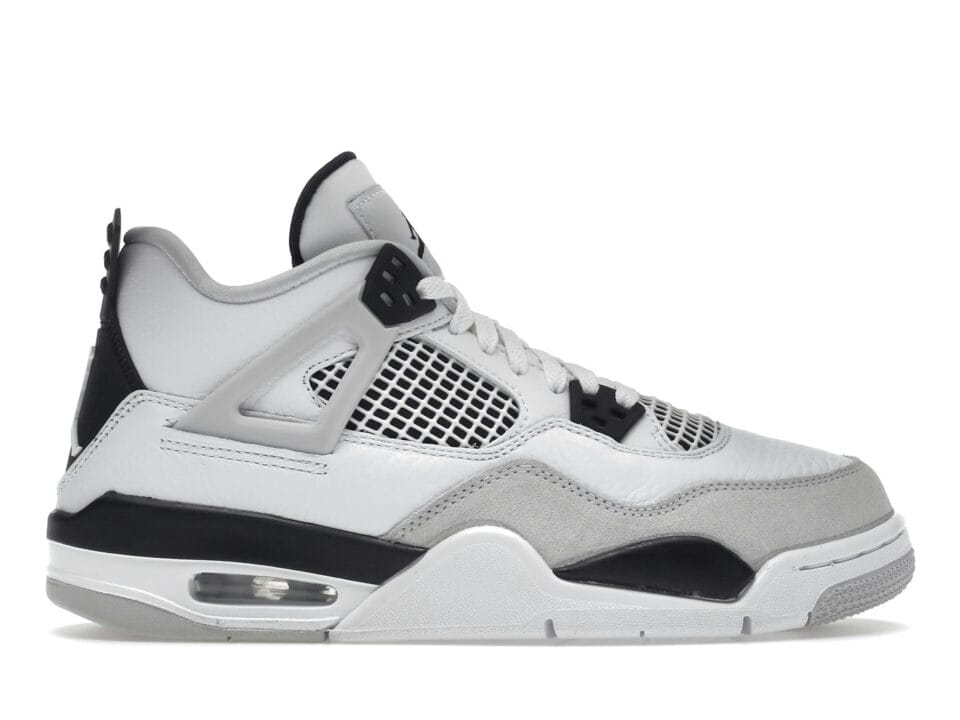 Air Jordan 4 Retro GS Military Black (Grade-Schooler) Sneaker Style 408452-111