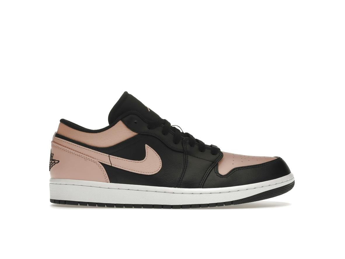 Air Jordan 1 Low Crimson Tint Black/Crimson Tint-White Shoes | 553558-034