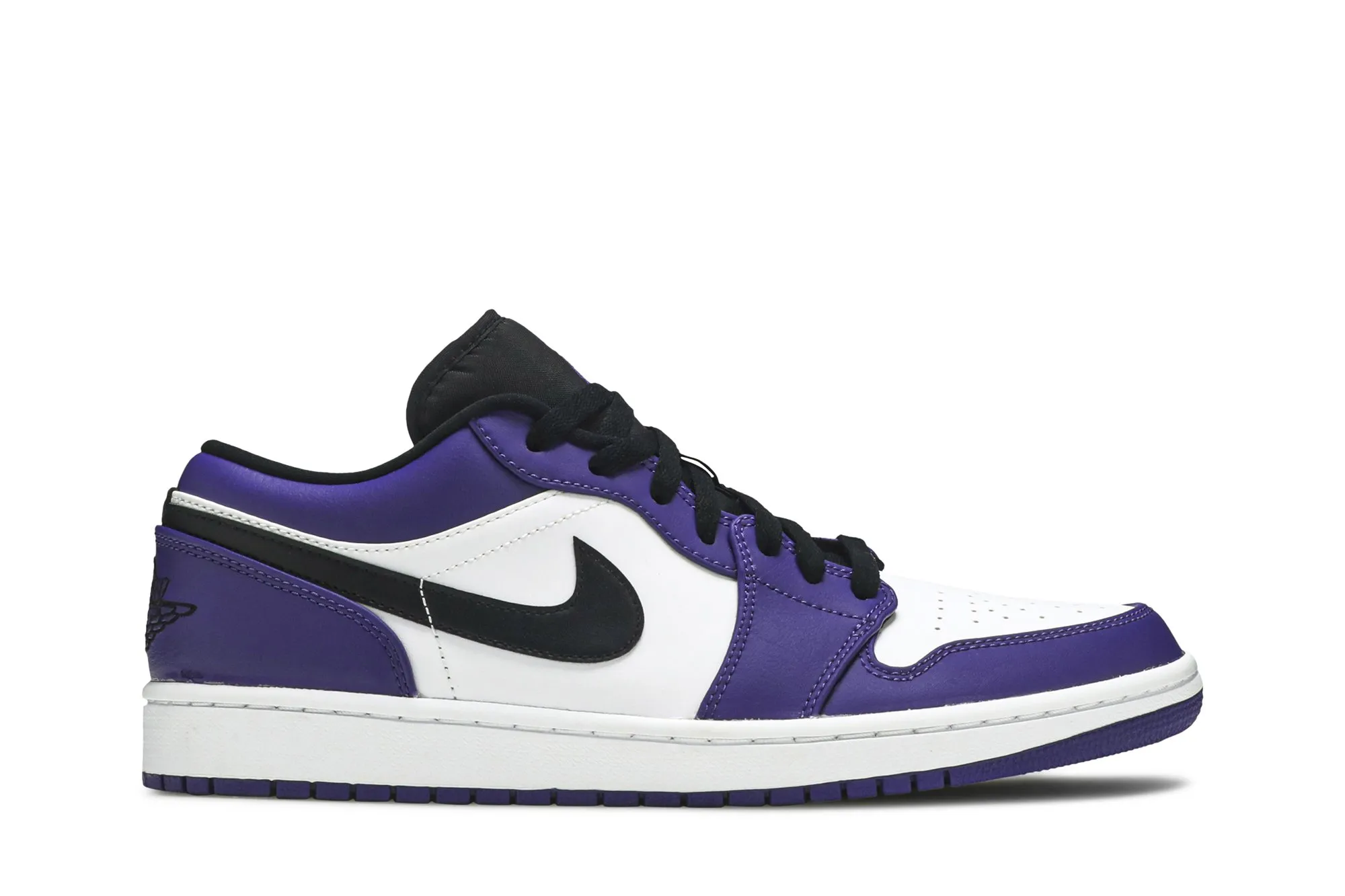 Air Jordan 1 Low 'Court Purple' Sneakers - 553558-500