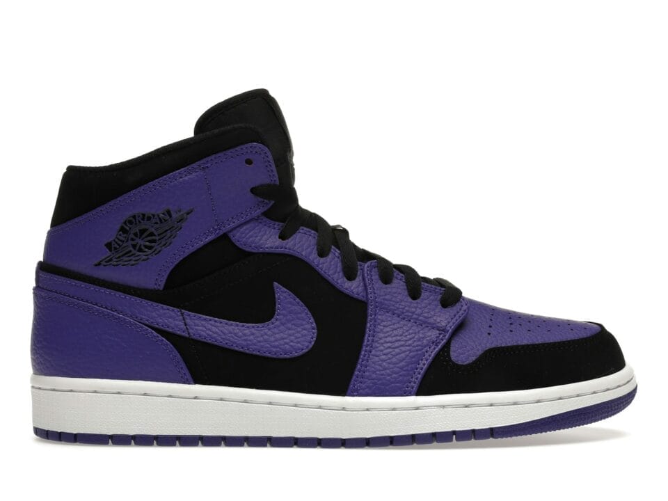 Air Jordan 1 Mid Black Dark Concord (554724-051)