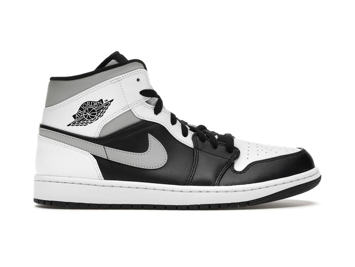 Air Jordan 1 Mid White Shadow (554724-073) - Black/Medium Grey/White