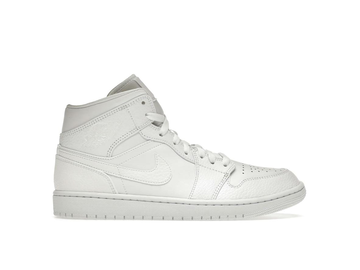 Air Jordan 1 Mid Triple White 2 (2020) -