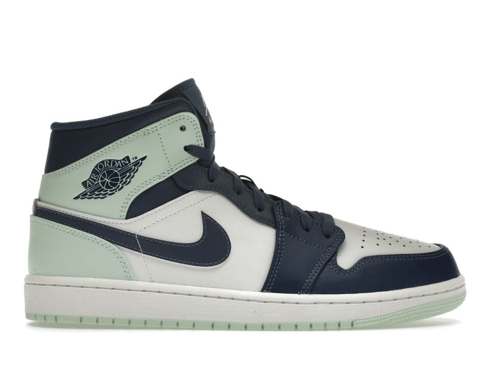Air Jordan 1 Mid Mystic Navy Mint Foam (554724-413)