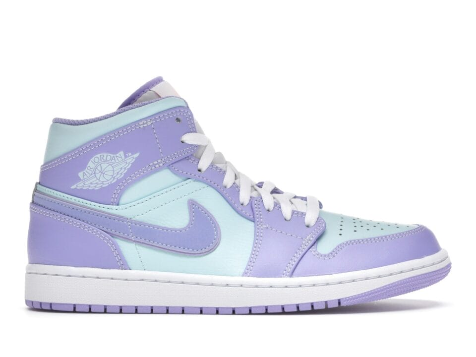 Air Jordan 1 Mid Purple Aqua (554724-500)