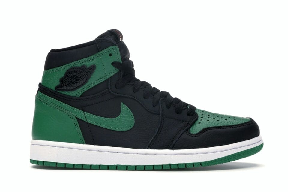 Jordan 1 Retro High Pine Green Black - 555088-030