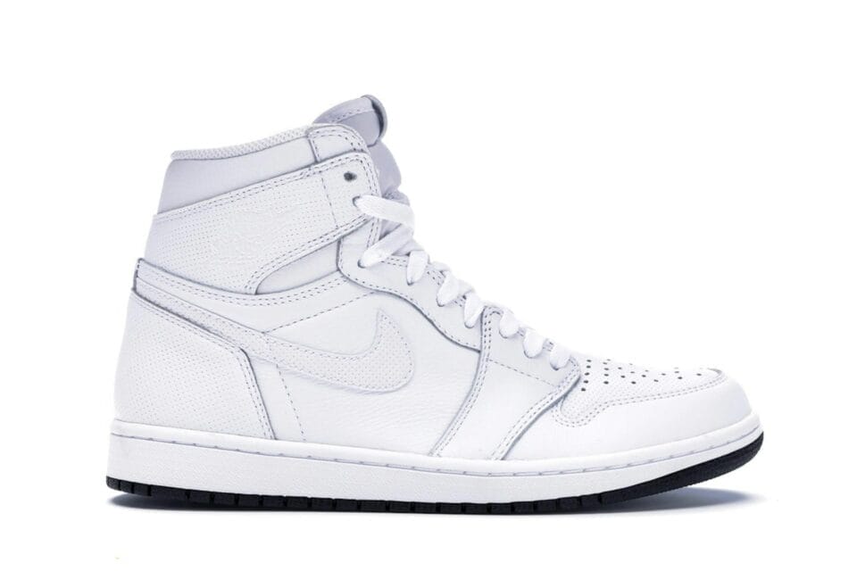 Air Jordan 1 Retro White Perforated (555088-100)