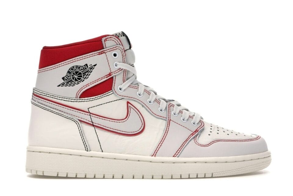 Jordan 1 Retro High Phantom Gym Red - 555088-160