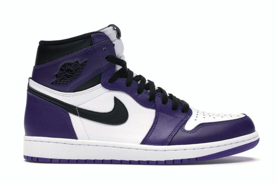 Jordan 1 Retro High Court Purple White - 555088-500