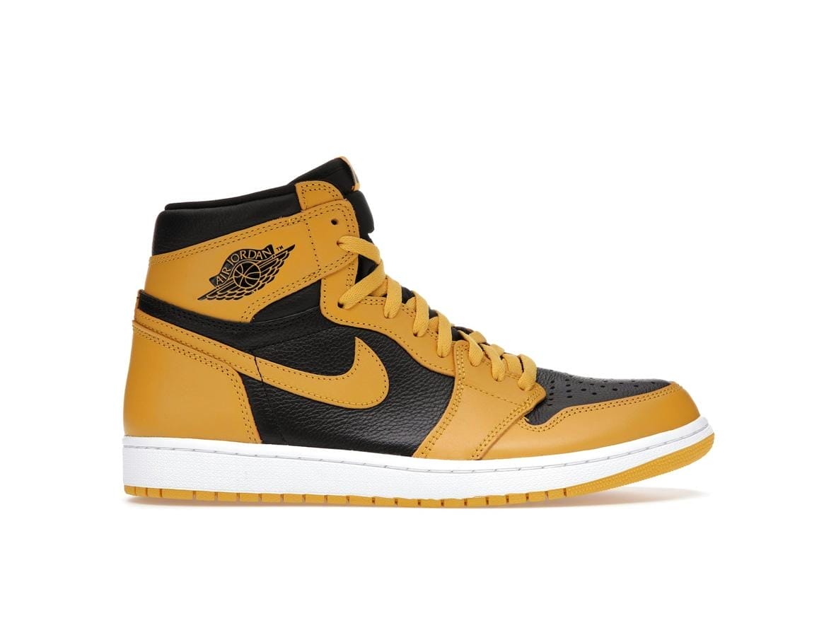 Air Jordan 1 Retro High Pollen Black Yellow Sneakers - Style 555088-701