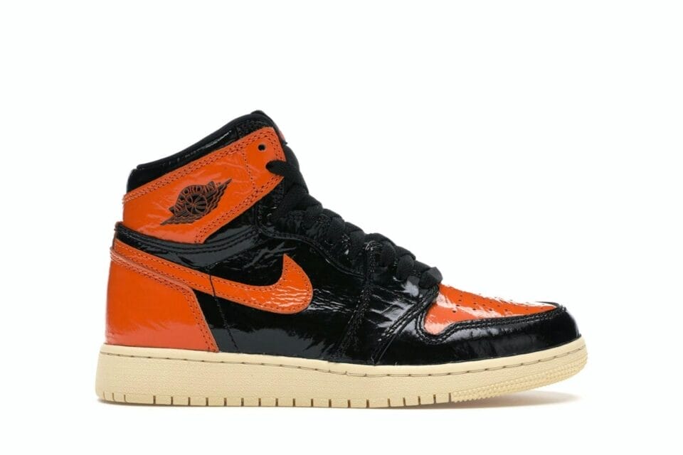 Jordan 1 Retro High Shattered Backboard 3 (GS) Black/Pale Vanilla -