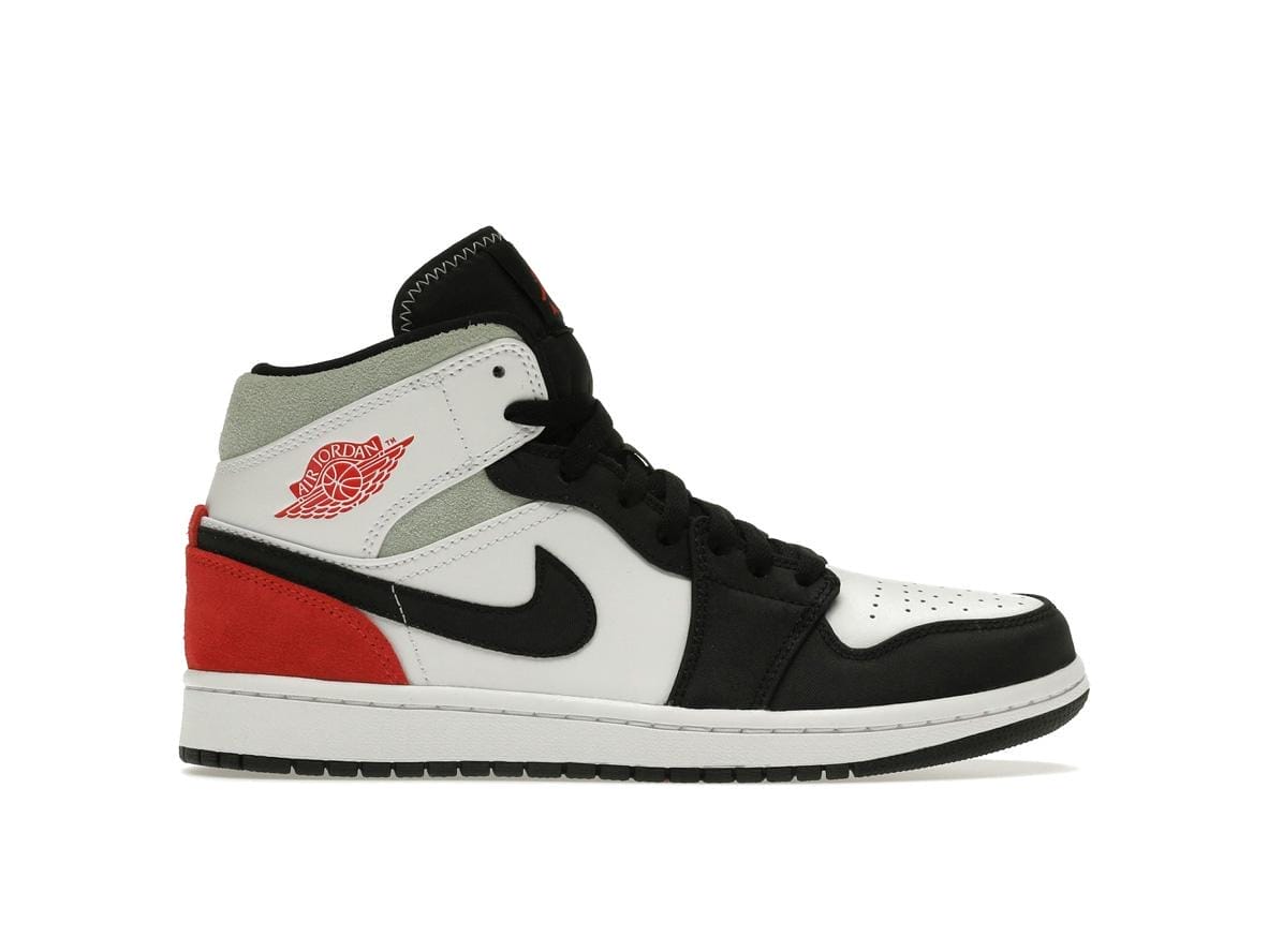 Air Jordan 1 Mid SE Red Black Toe (852542-100)