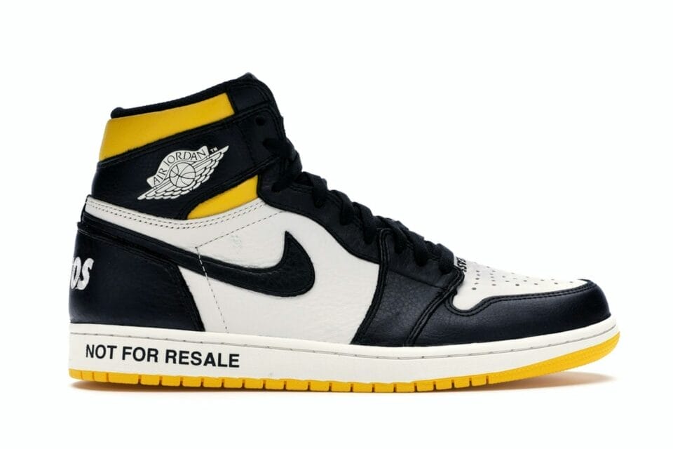 Jordan 1 Retro High Not For Resale Varsity Maize -