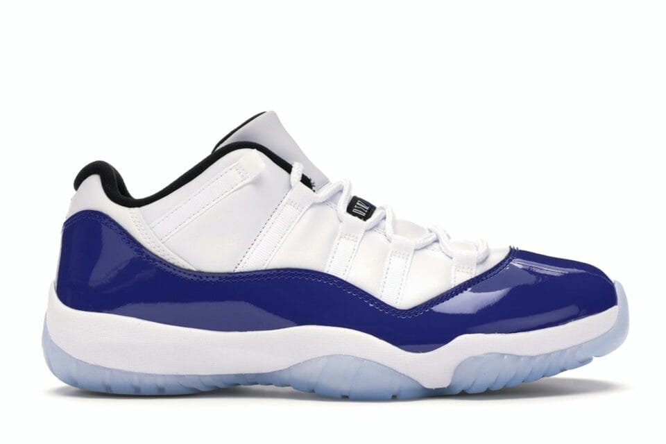 Jordan 11 Retro Low White Concord (Women's) - AH7860-100