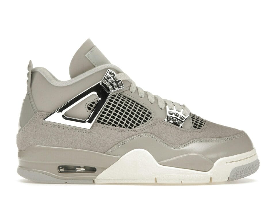 Jordan 4 Retro Frozen Moments Women's Trainers - Light Iron Ore/Sail - AQ9129-001