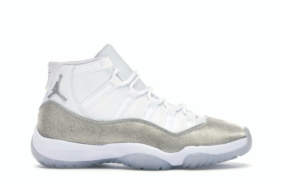 Air Jordan 11 Retro White Metallic Silver (Women's) - AR0715-100