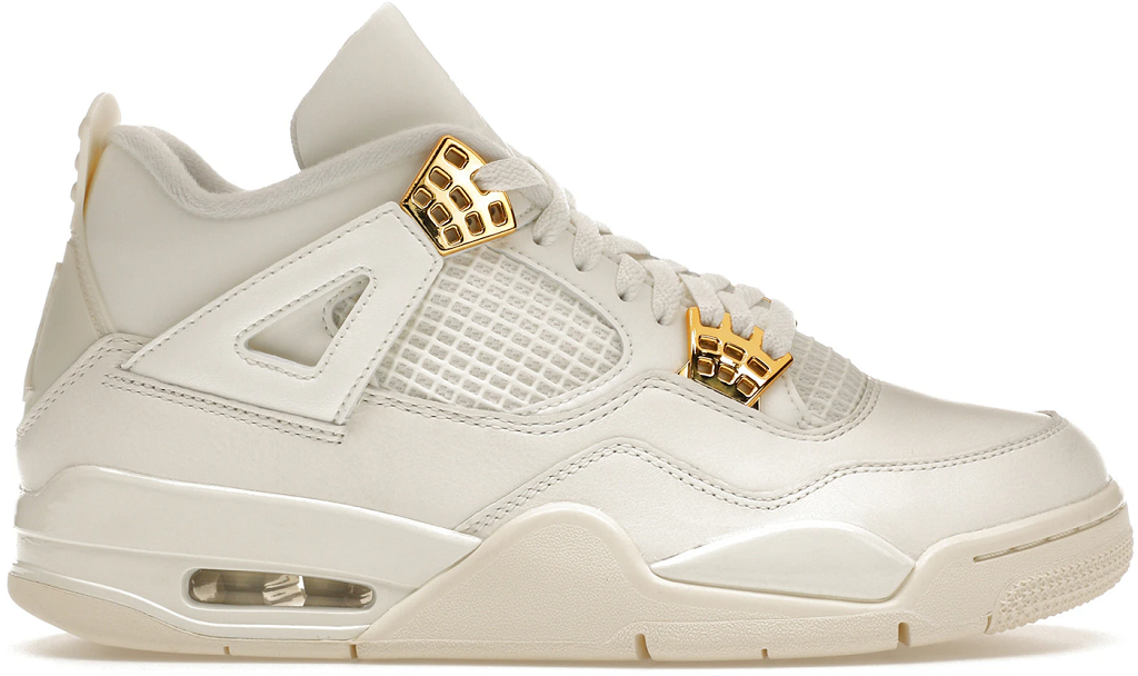 Air Jordan 4 Retro Metallic Gold Sneaker Style AQ9129-170