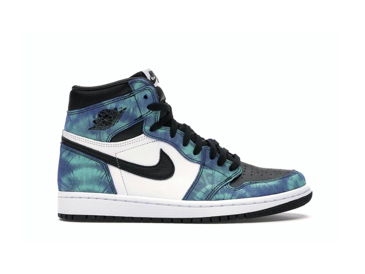 Women's Jordan 1 Retro High Tie Dye Sneakers -