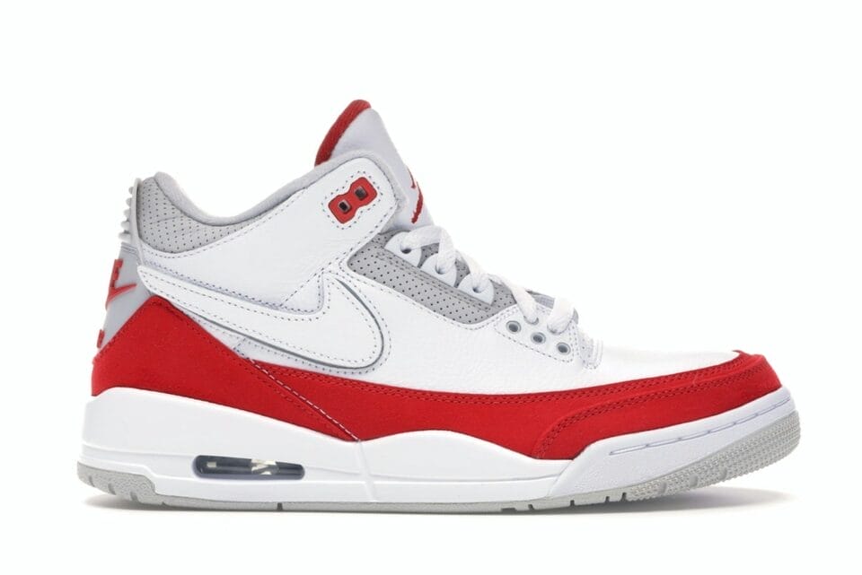 Jordan 3 Retro Tinker White University Red - CJ0939-100
