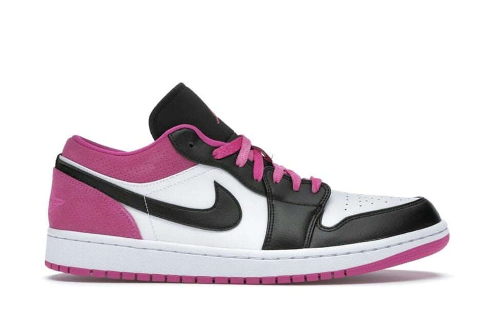Air Jordan 1 Low Black Active Fuchsia (CK3022-005)