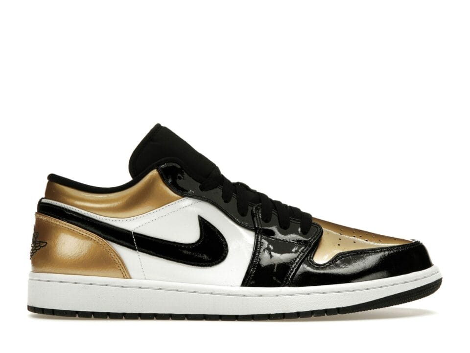 Air Jordan 1 Low Gold Toe Sneakers - CQ9447-700