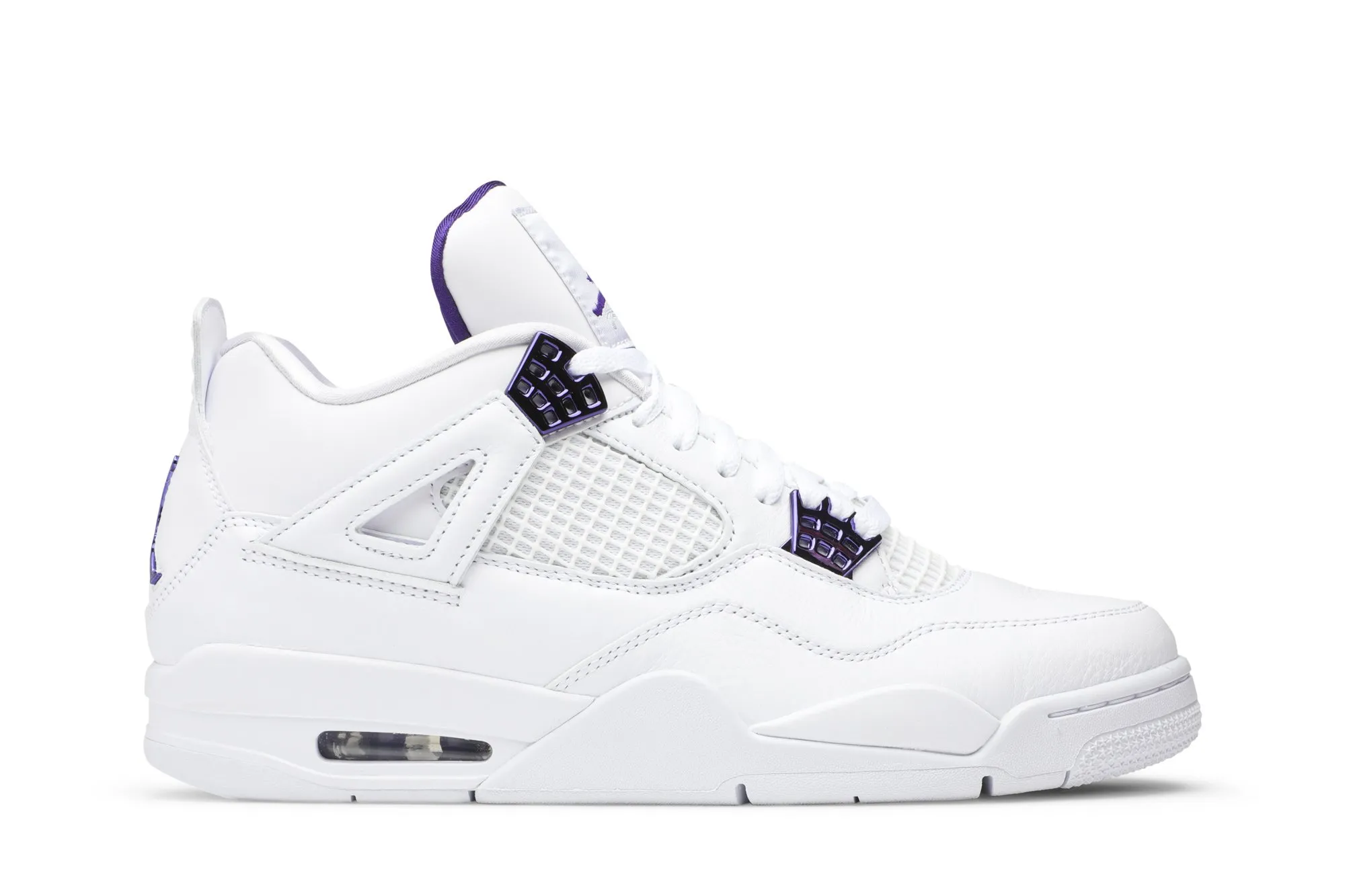 Air Jordan 4 Retro 'Purple Metallic' Sneakers - CT8527-115