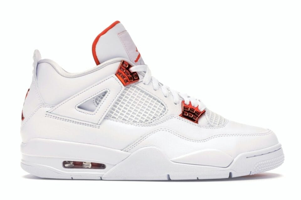 Air Jordan 4 Retro Orange Metallic Sneaker Style CT8527-118