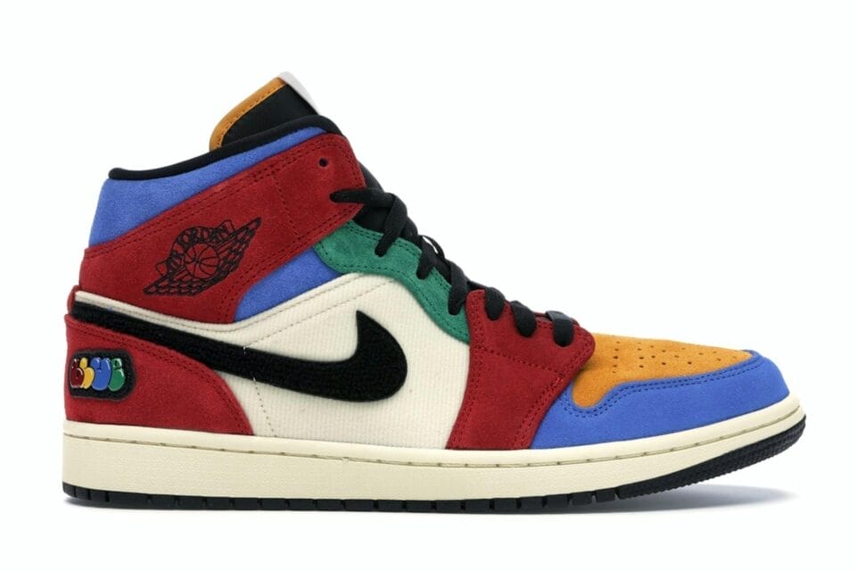Jordan 1 Mid SE Fearless Blue The Great - Suede/Corduroy -