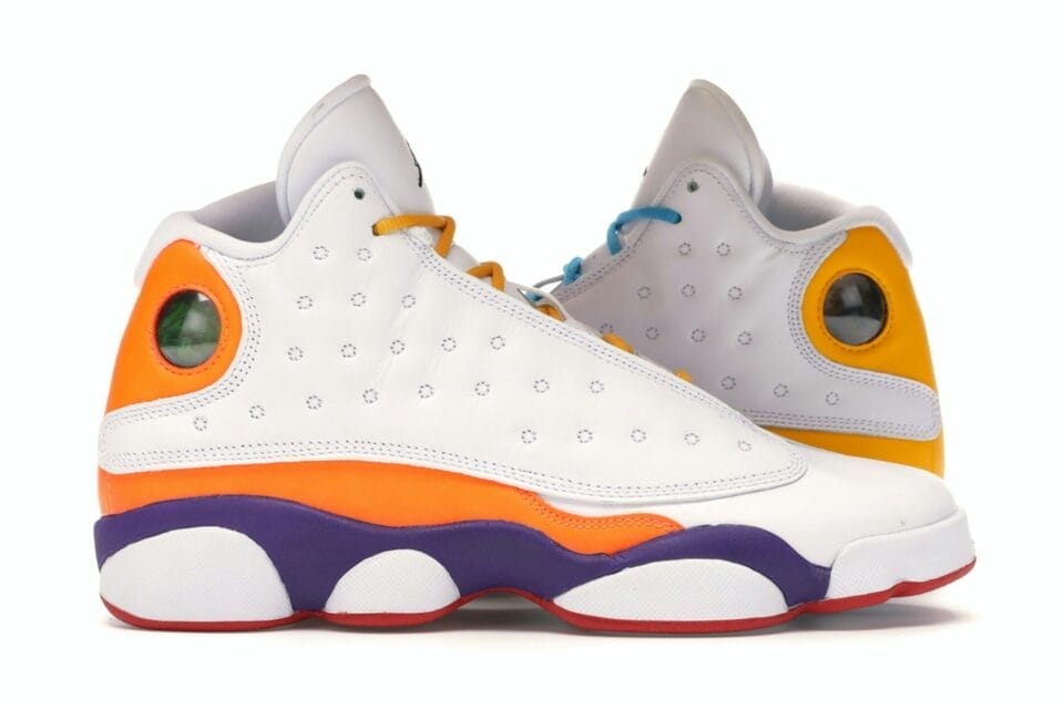 Air Jordan 13 Retro Playground (GS) - Grade School - Mismatched Colors Sneakers - CV0785-158
