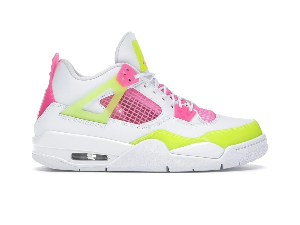 Air Jordan 4 Retro White Lemon Pink (GS) CV7808-100