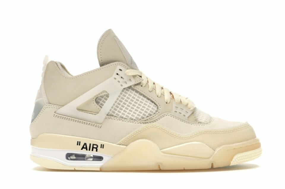 Jordan 4 Retro Off-White Sail (Women's) - CV9388-100