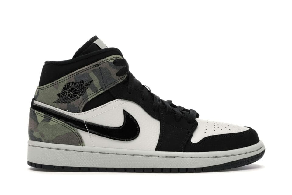 Air Jordan 1 Mid Camo Sneakers - CW5490-001