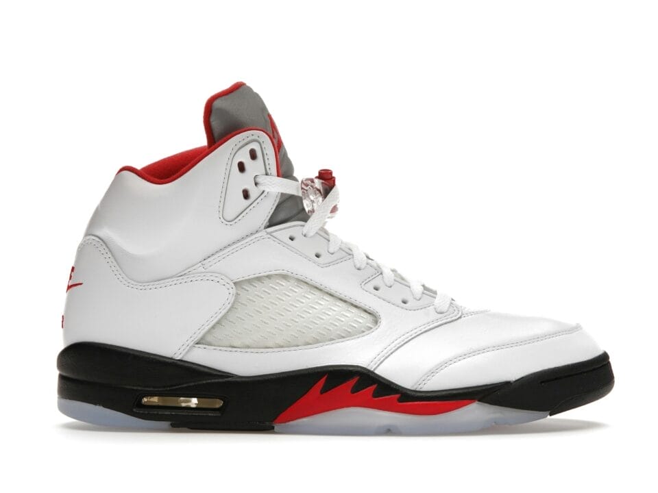 Jordan 5 Retro Fire Red Silver Tongue (2020) - DA1911-102