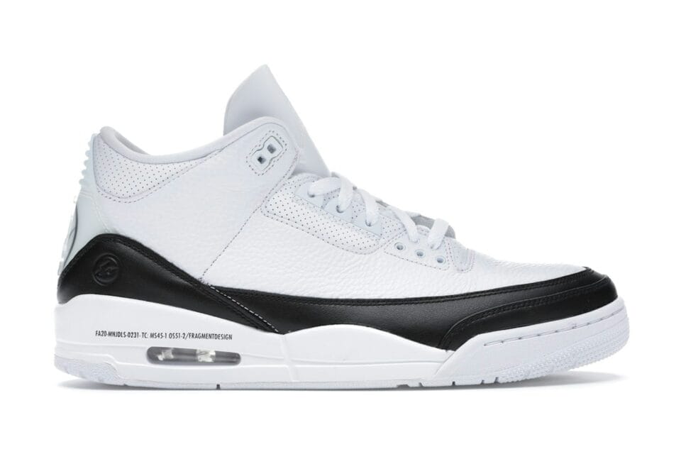 Air Jordan 3 Retro Fragment Shoes | DA3595-100
