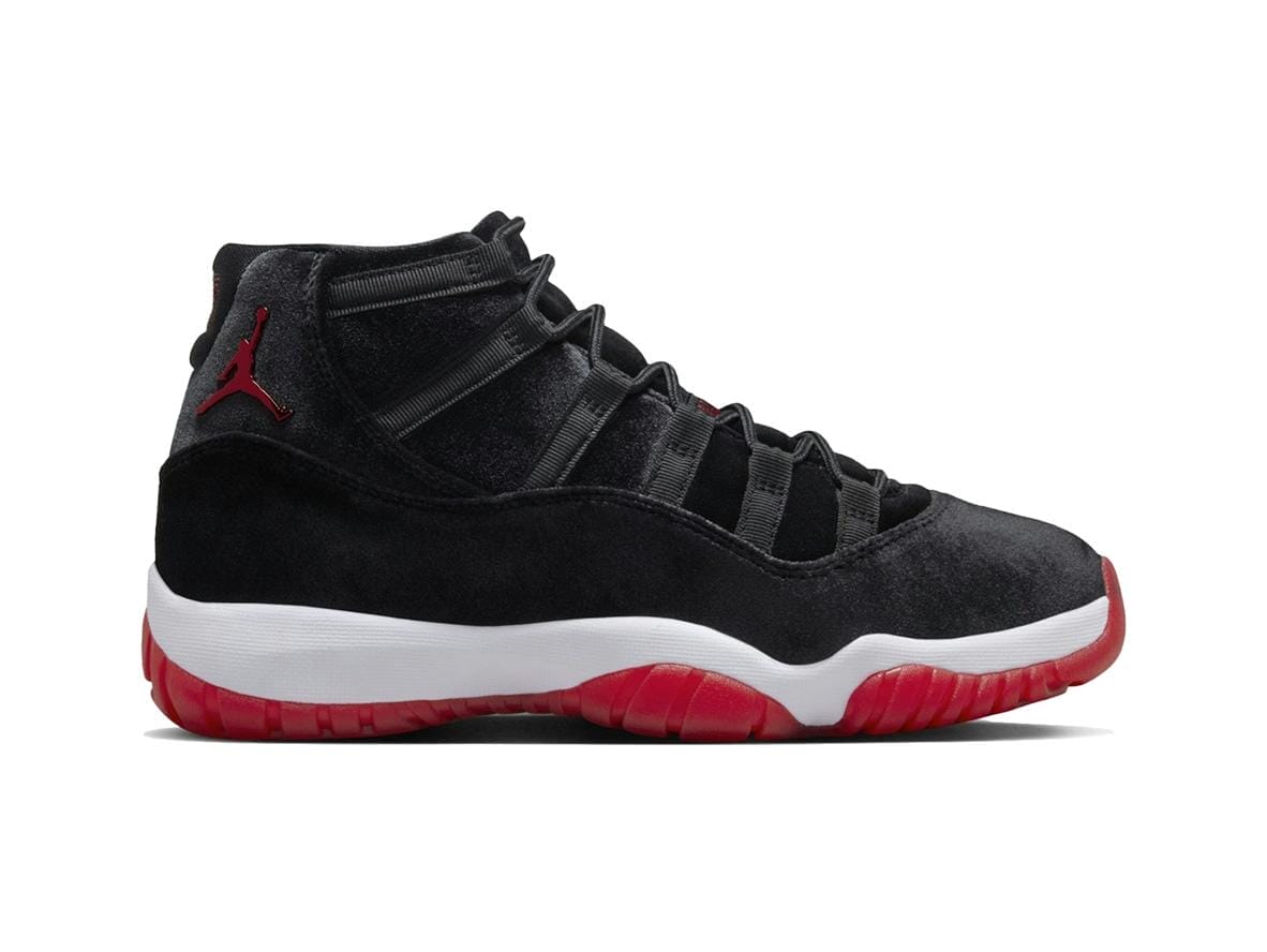 Air Jordan 11 Retro Bred Velvet (Women Exclusive) Sneaker Style DB5457-061