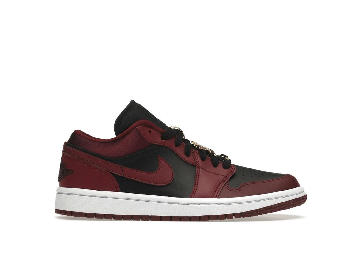 Women's Air Jordan 1 Low Dark Beetroot Black Sneaker Style DB6491-600