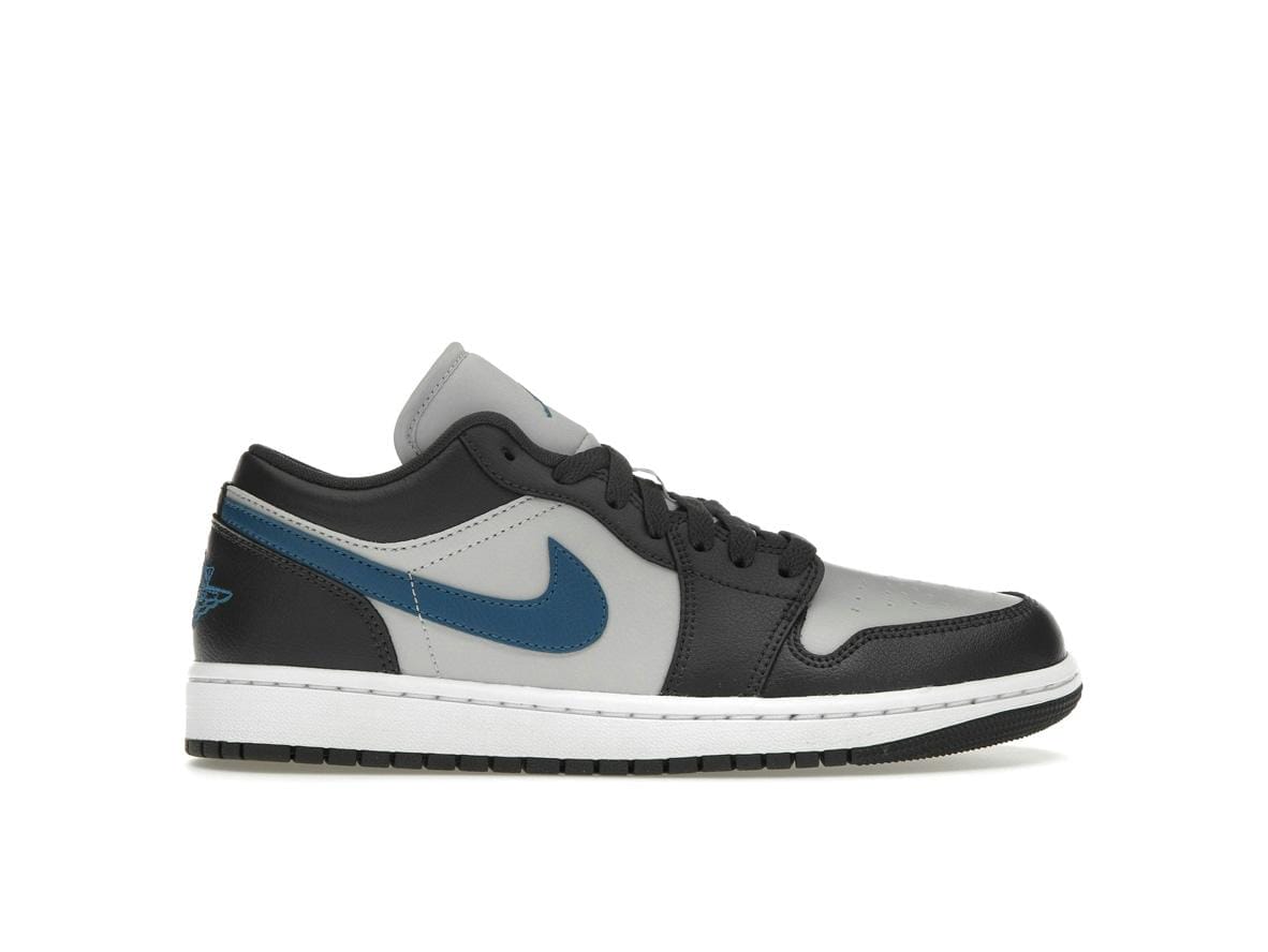 Jordan 1 Low Anthracite Industrial Blue Women's Shoes | DC0774-040