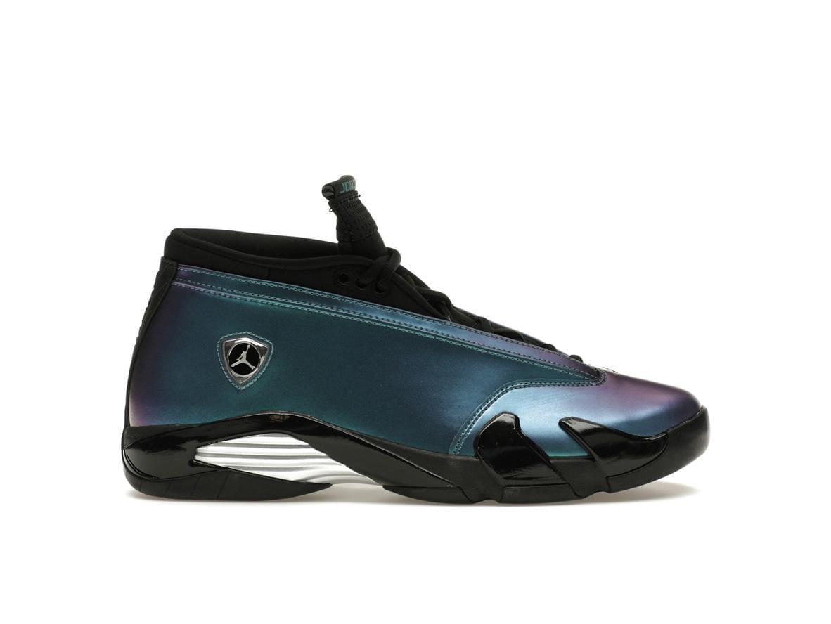 Jordan 14 Retro Love Letter Women's Mineral Teal Metallic Silver Shoes | DH4121-300