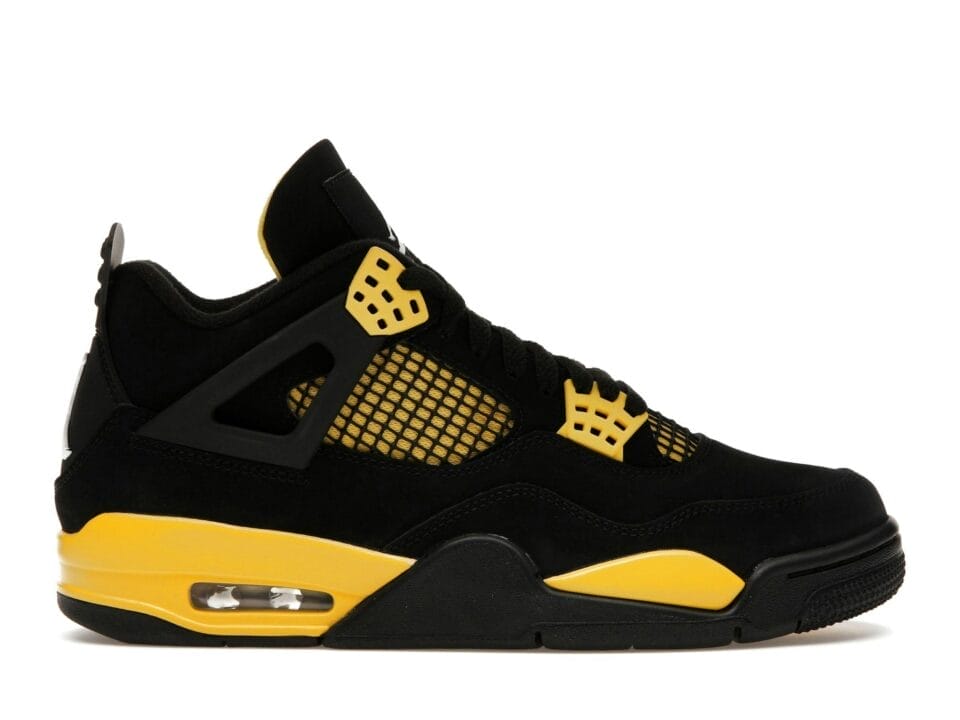 Air Jordan 4 Retro Thunder (2023) - Black/Tour Yellow - DH6927-017