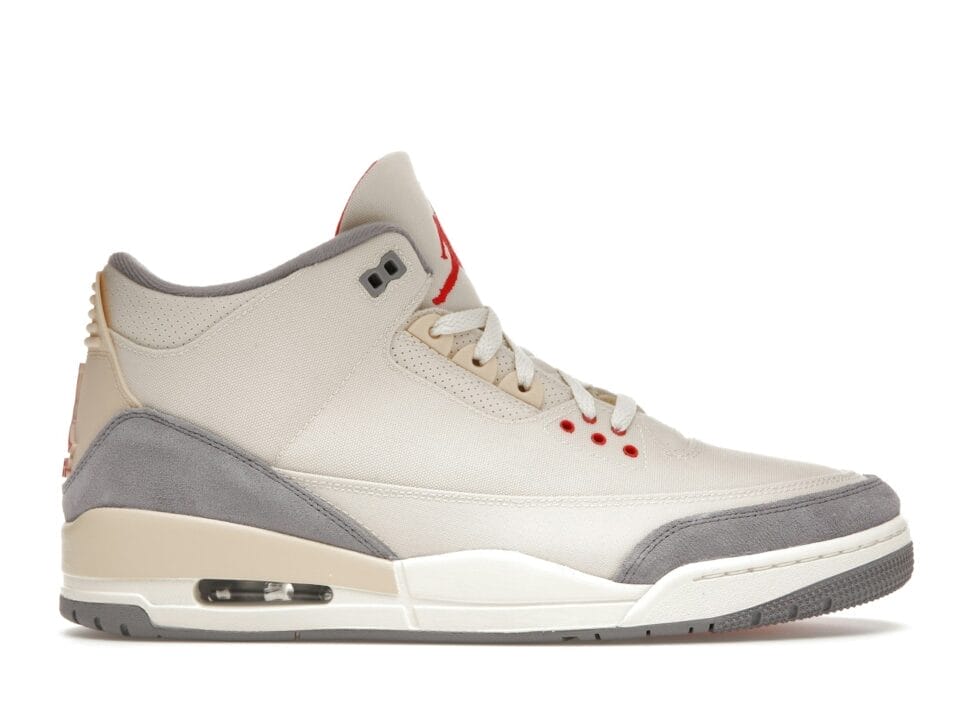 Air Jordan 3 Retro Muslin (DH7139-100) - Men's Lifestyle Sneakers