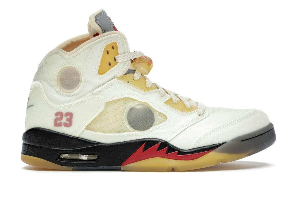 Off-White Air Jordan 5 SP Sail Sneaker Style DH8565-100