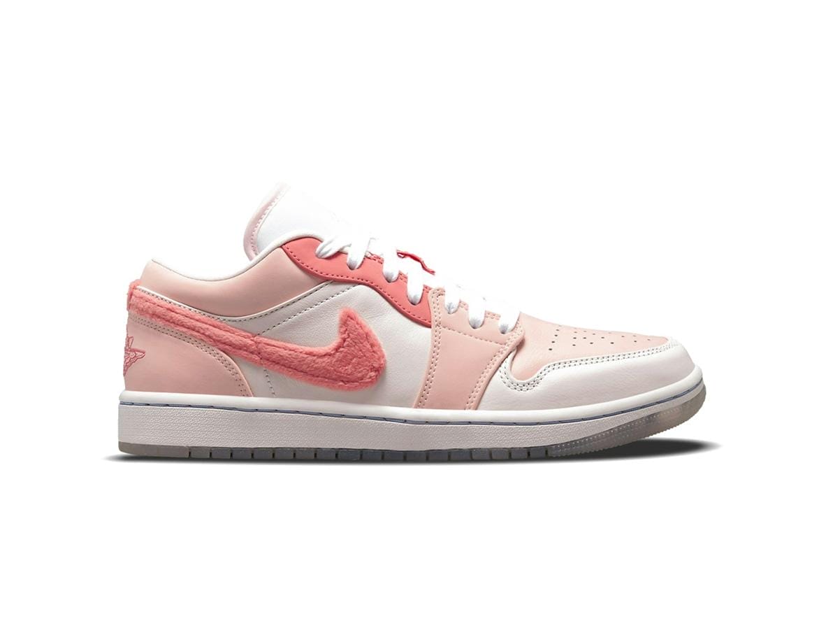 Jordan 1 Low SE Mighty Swooshers Pink Women's Sneakers DM5443-666